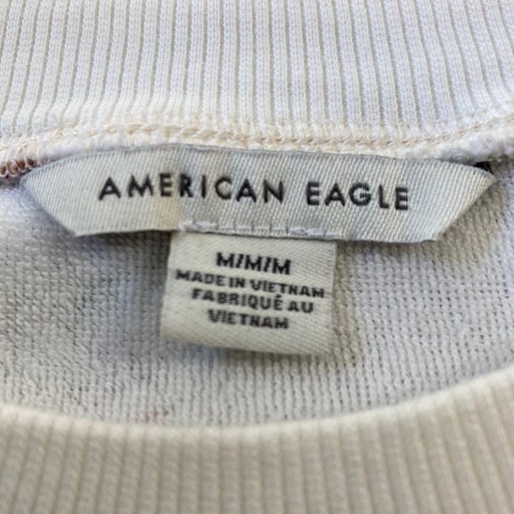 American Eagle Skating Reindeer with Christmas lights sweatshirt - Size Medium - Picture 7 of 9